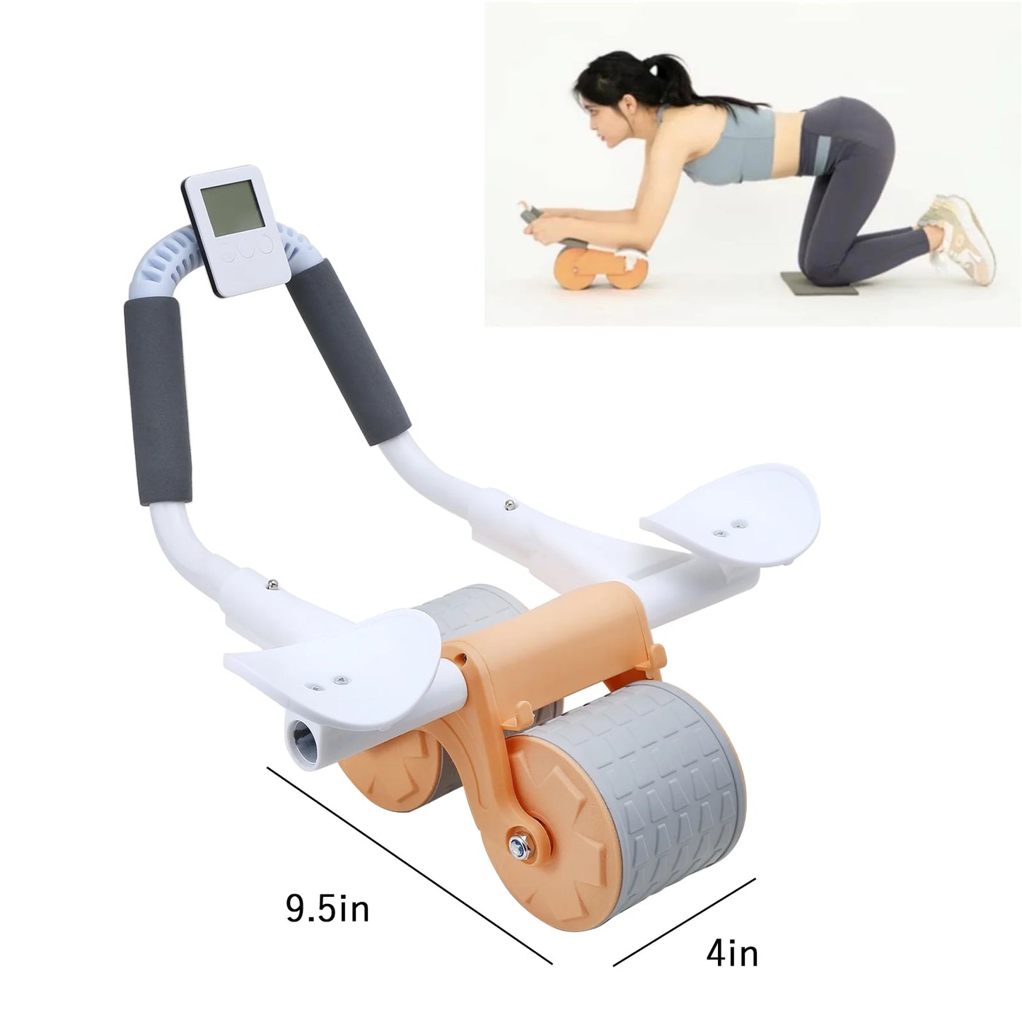 Dynamic Pro-Grade Ab Wheel Roller - Sculpt Your Abs, Build Core Strength, and Transform Your Physique with Ultimate Comfort and Control